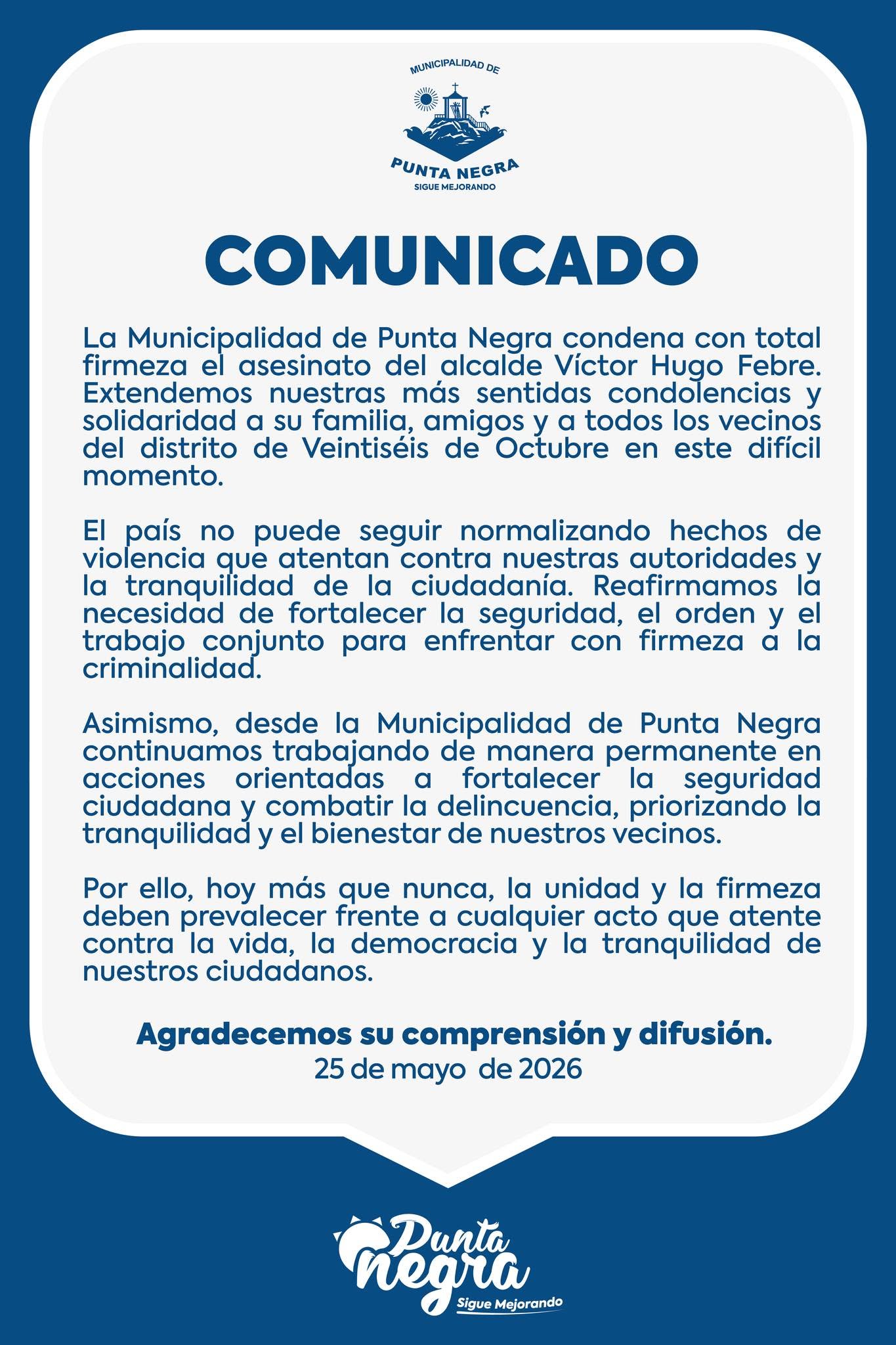 Comunicado 018
